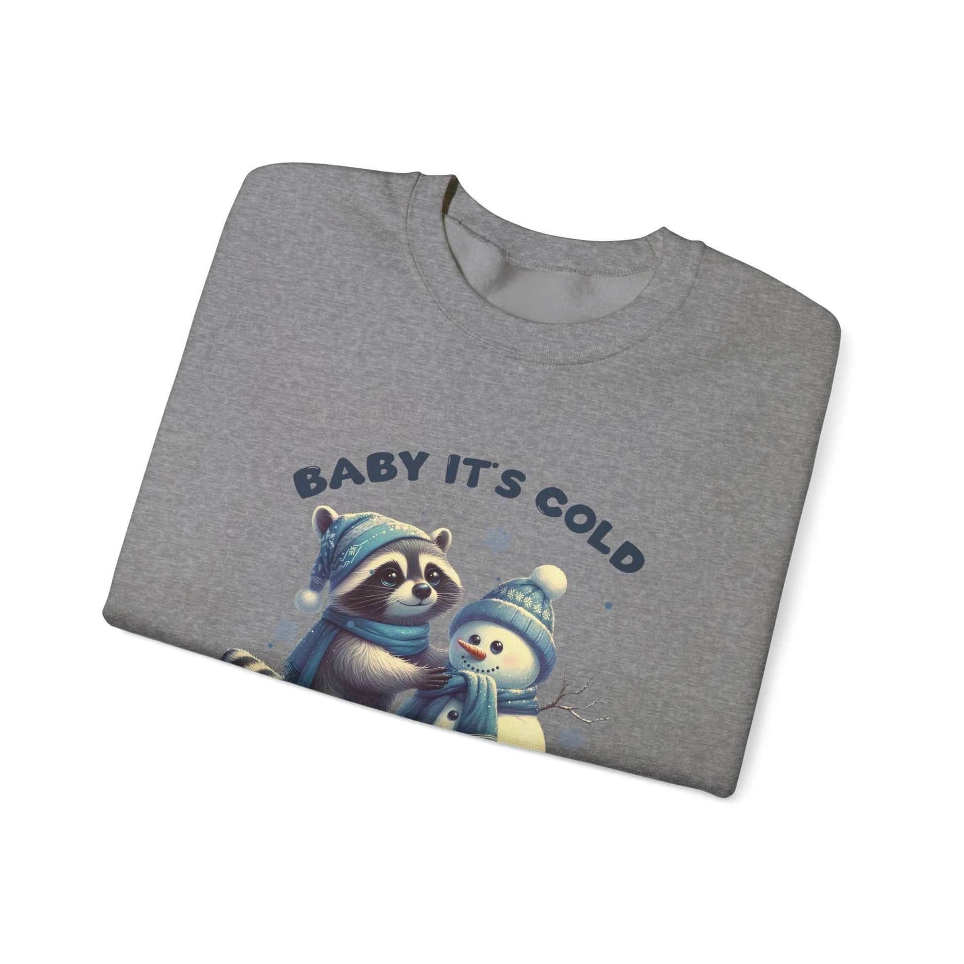 Baby Its Cold Outside Raccoon, Cute Christmas Raccoon, Winter Humor - PopCultureByDesign36