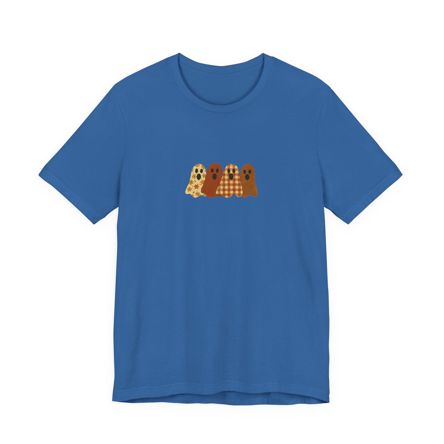Funny Ghost Patchwork Shirt, Cute Ghost Shirt, Funny Ghost Shirt, Boho Ghost Shirt - PopCultureByDesign36