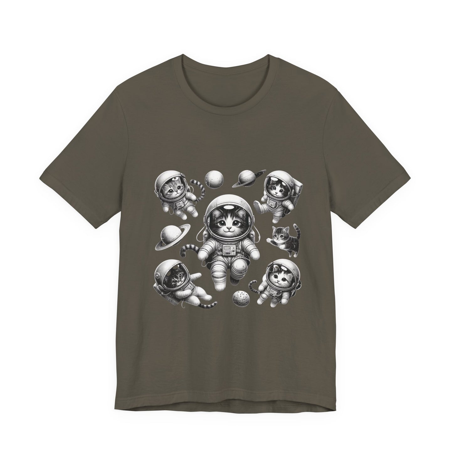 Kittens in Space Shirt, Funny Cat Shirt, Funny Kitten Shirt - PopCultureByDesign36