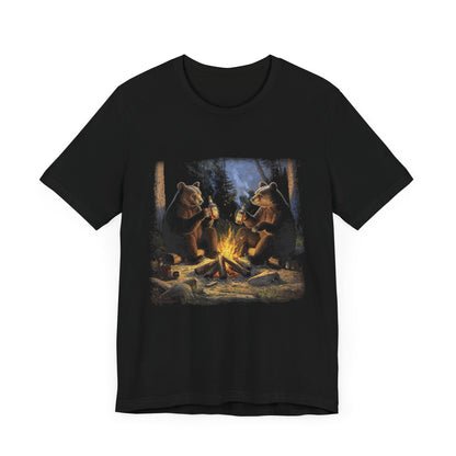 Beer Drinking Grizzly Bear Tshirt, Bear Lover Shirt, Camping Shirts - PopCultureByDesign36
