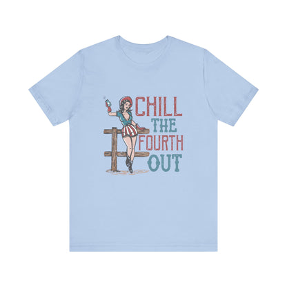 Cowgirl July 4th Retro Shirt, 4th of July Boho Independence Day Tee - PopCultureByDesign36