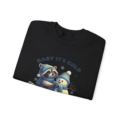 Baby Its Cold Outside Raccoon, Cute Christmas Raccoon, Winter Humor - PopCultureByDesign36