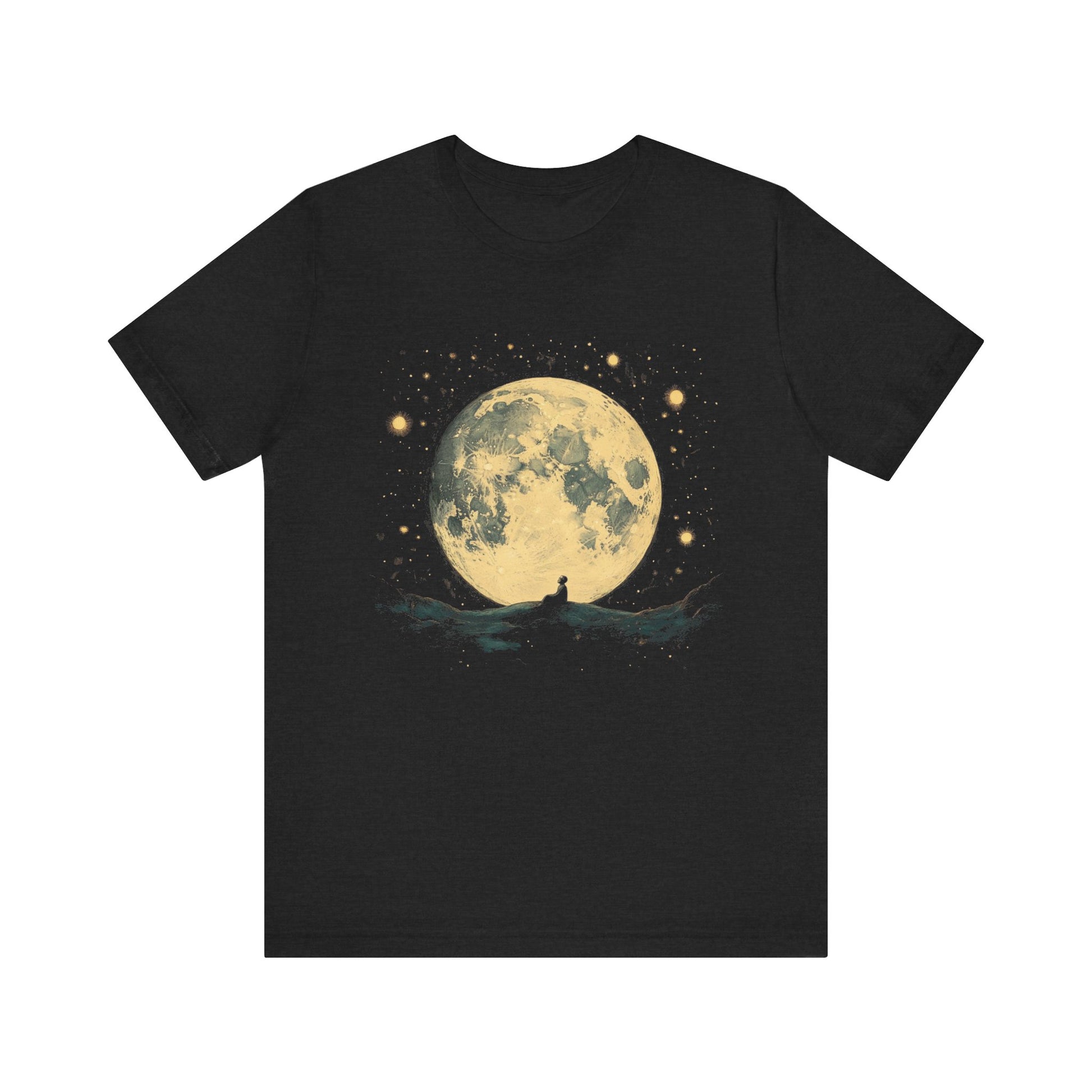 Mystic Moon And Boy Shirt, Mystical Moon Phase Shirt, Moon Phase T-Shirt - PopCultureByDesign36