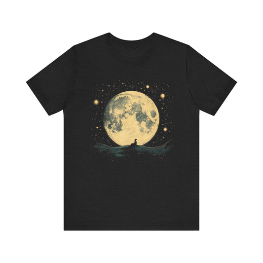 Mystic Moon And Boy Shirt, Mystical Moon Phase Shirt, Moon Phase T-Shirt - PopCultureByDesign36