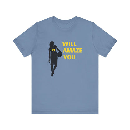 22 Shirt, WNBA Fan Shirt, Basketball Fan Shirt, Womens Sports Shirt - PopCultureByDesign36