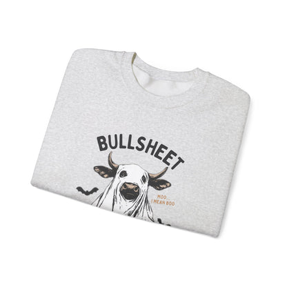 Bull Sheet Sweatshirt, Halloween Ghost Cow Sweatshirt, Trick or Treat Shirt - PopCultureByDesign36