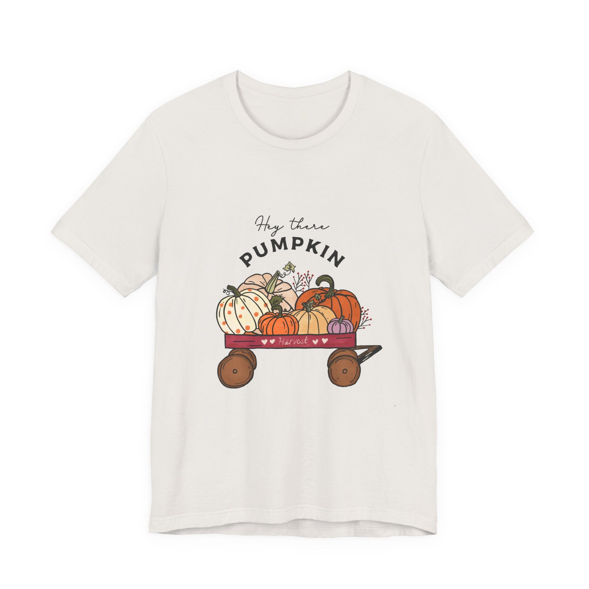 Hey There Pumpkin Unisex Tee, Autumn Halloween Pumpkin T-Shirt - PopCultureByDesign36