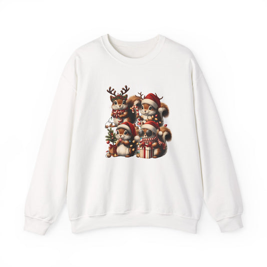 Funny Chipmunks Nut House Christmas Tee Shirt, Chipmunk Xmas Holiday Shirts - PopCultureByDesign36