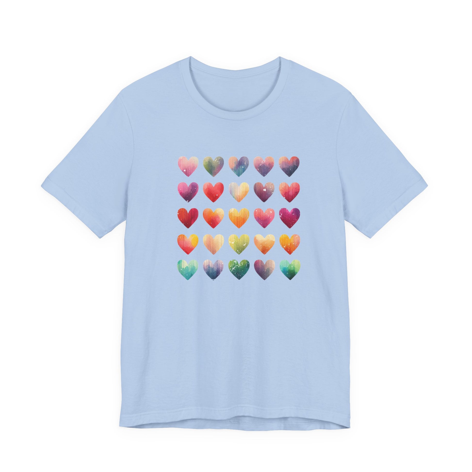 Bohemian Artsy Watercolor Shirt, Watercolor Tee, Watercolor Heart Tee - PopCultureByDesign36