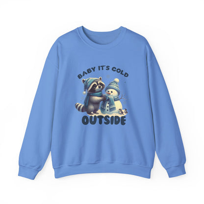 Baby Its Cold Outside Raccoon, Cute Christmas Raccoon, Winter Humor - PopCultureByDesign36