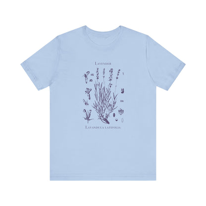 Retro Lavender Adult Shirt, Wildflowers Nature Shirt, Botanical Shirt - PopCultureByDesign36
