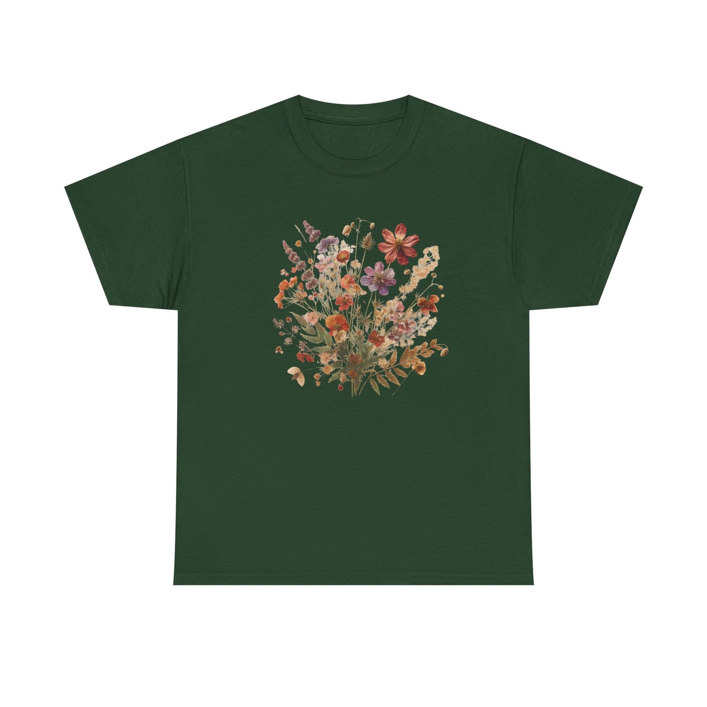 Wild Flowers T-Shirt, Floral Nature T-Shirt, Cottagecore Shirt - PopCultureByDesign36