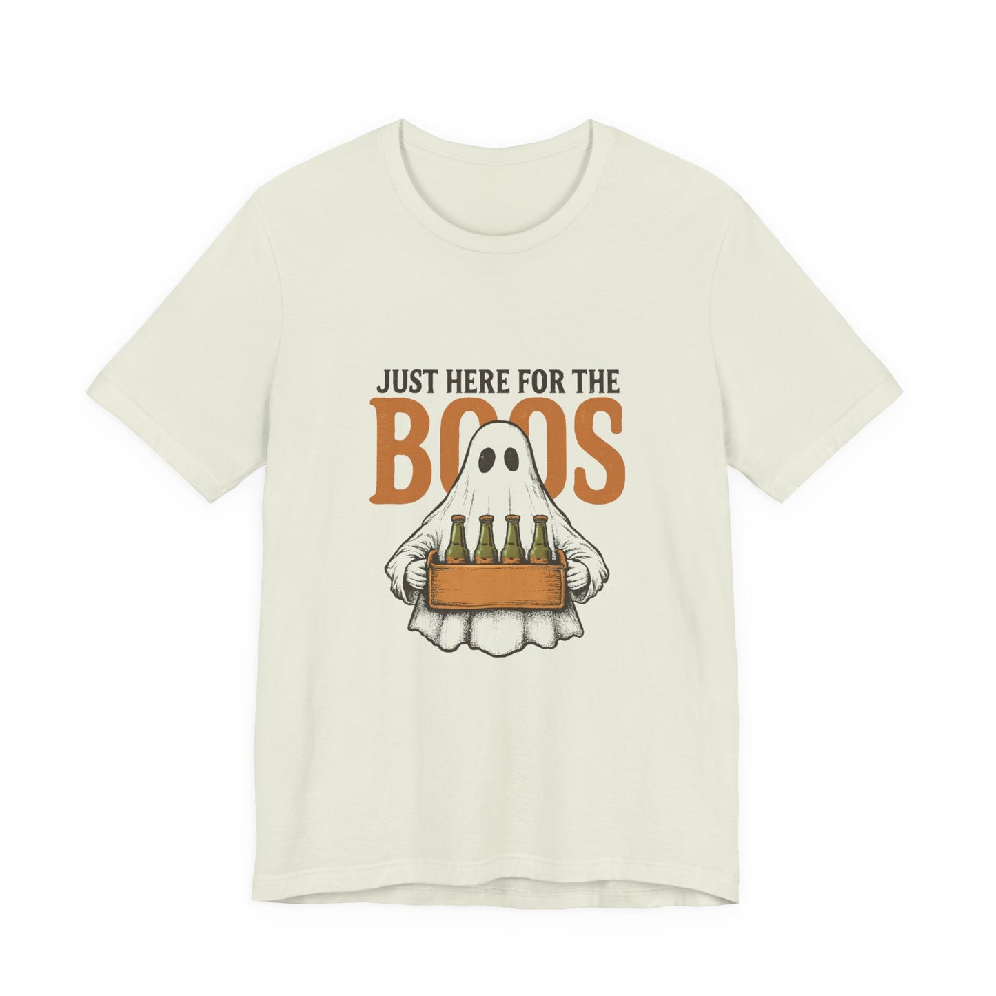 Halloween Shirt, I'm Just Here For The Boos Shirt, Halloween Ghost Shirt - PopCultureByDesign36