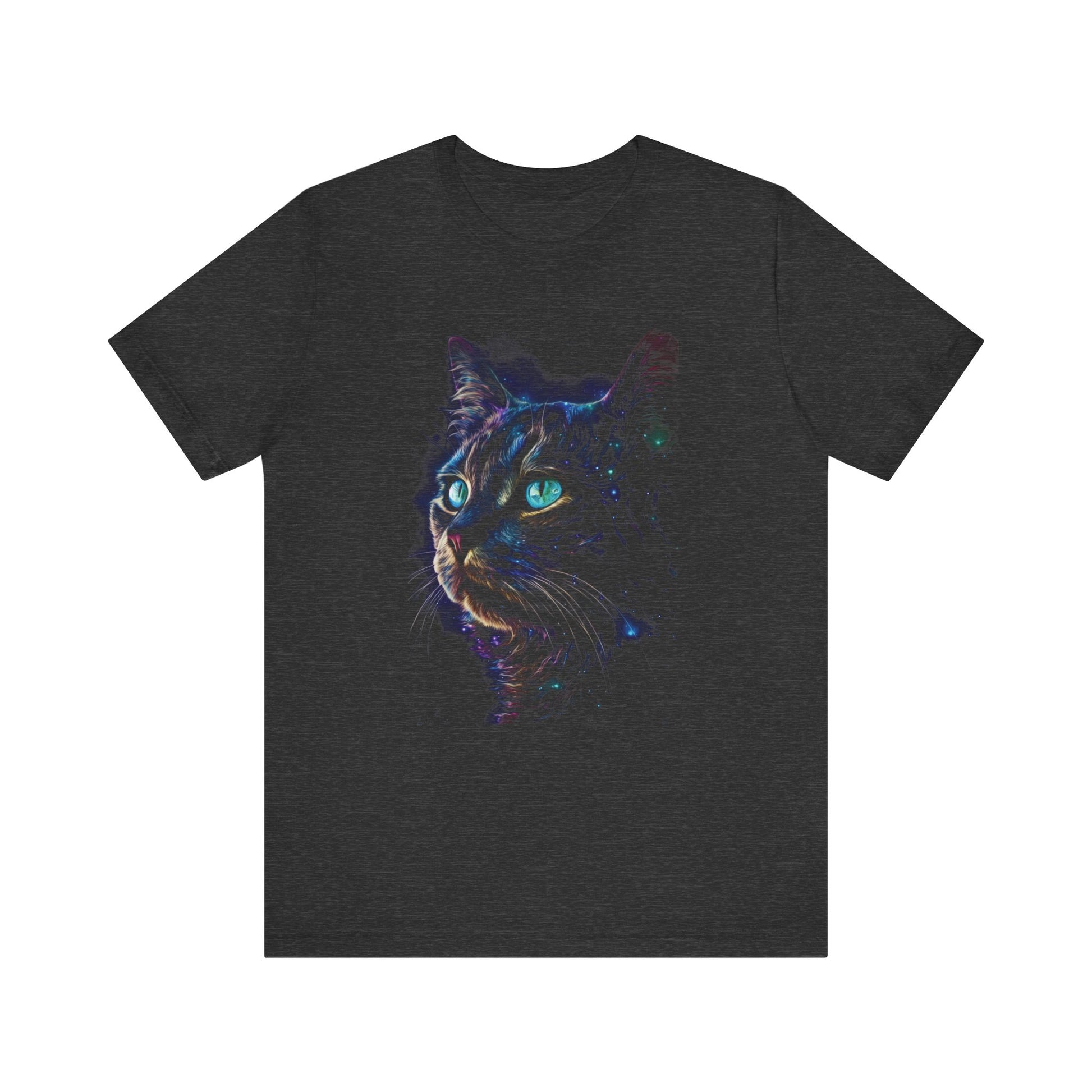 Celestial Black Cat Moon Shirt, Galaxy Tee, Cat Moon, Magic T-Shirt - PopCultureByDesign36