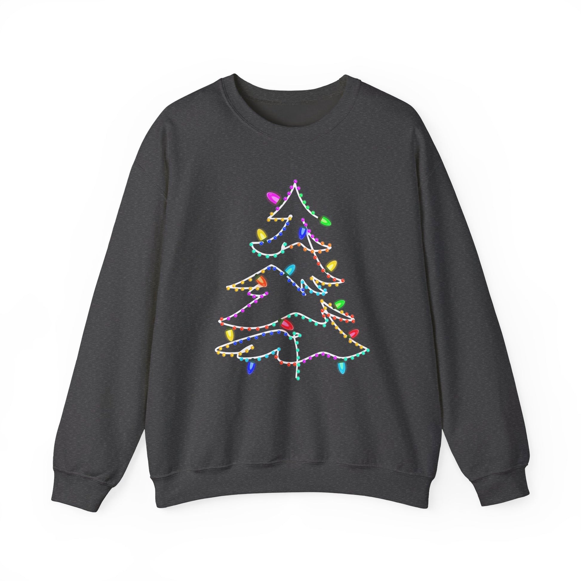 Swirly Christmas Tree with Lights, Neon Tree, Neon Colors Christmas - PopCultureByDesign36