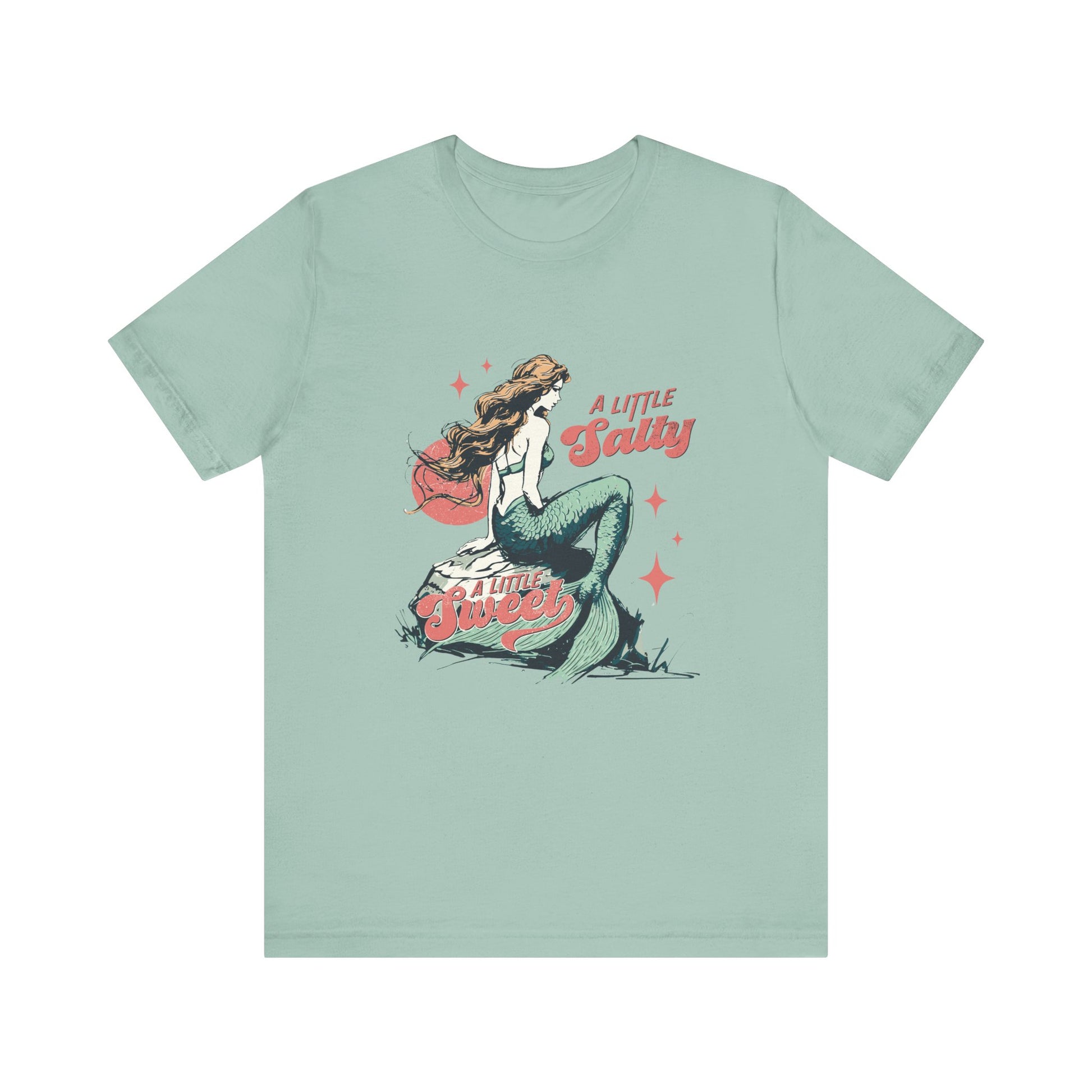 Mermaid TShirt, Summer Vibes Mermaid Shirt, Beach Sea Life - PopCultureByDesign36