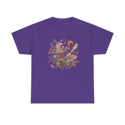 Wild Flowers T-Shirt, Floral Nature T-Shirt, Cottagecore Shirt - PopCultureByDesign36
