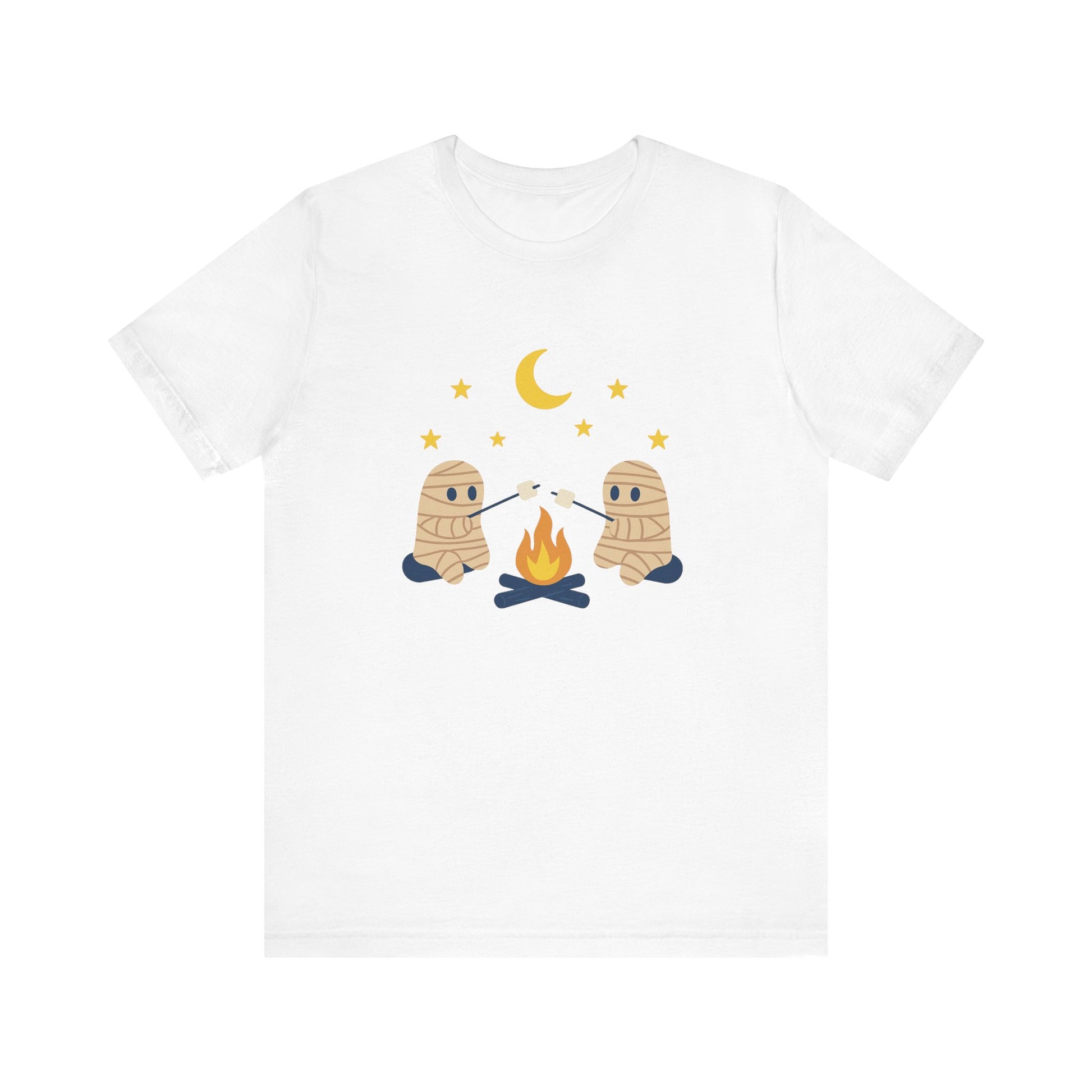 Camping Mummy Tee, Halloween Shirt, Spooky Camping Top - PopCultureByDesign36