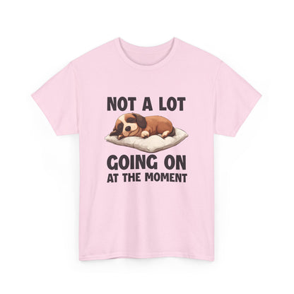 Cute Puppy Sleeping, Dog Lover Animal Tshirt, Tired Puppy, Lazy Dog Shirt - PopCultureByDesign36