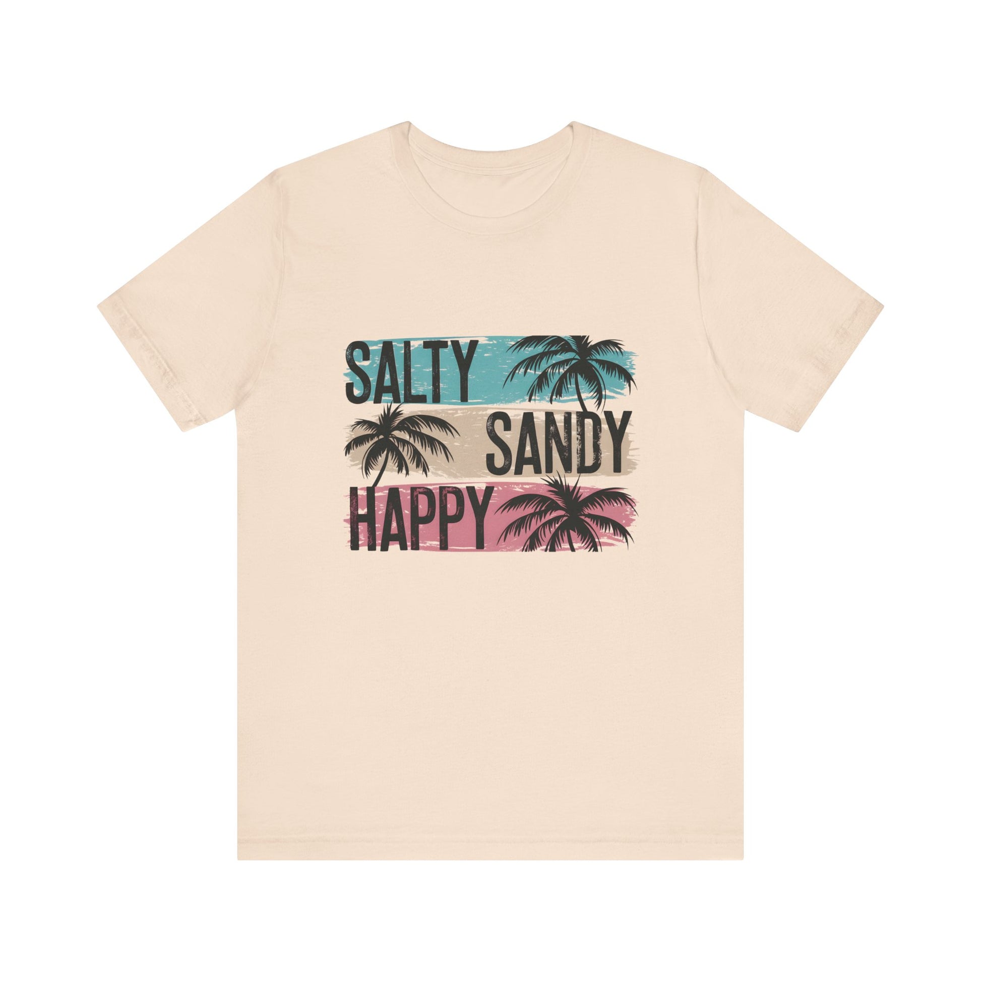 Salty Sandy Happy T-Shirt, Sandy Toes Salty Breeze Tee - PopCultureByDesign36