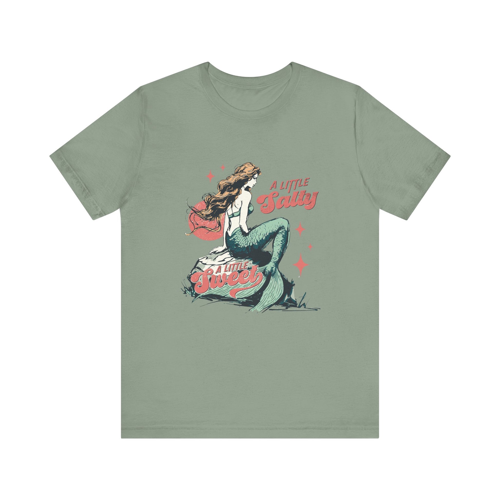 Mermaid TShirt, Summer Vibes Mermaid Shirt, Beach Sea Life - PopCultureByDesign36