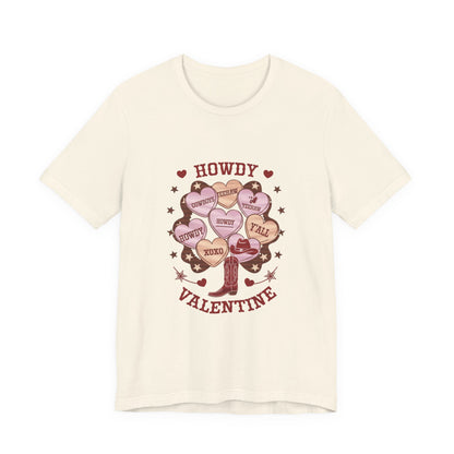 Candy Heart Shirt, Valentine's Day Gift, Country Conversation Hearts Shirt - PopCultureByDesign36