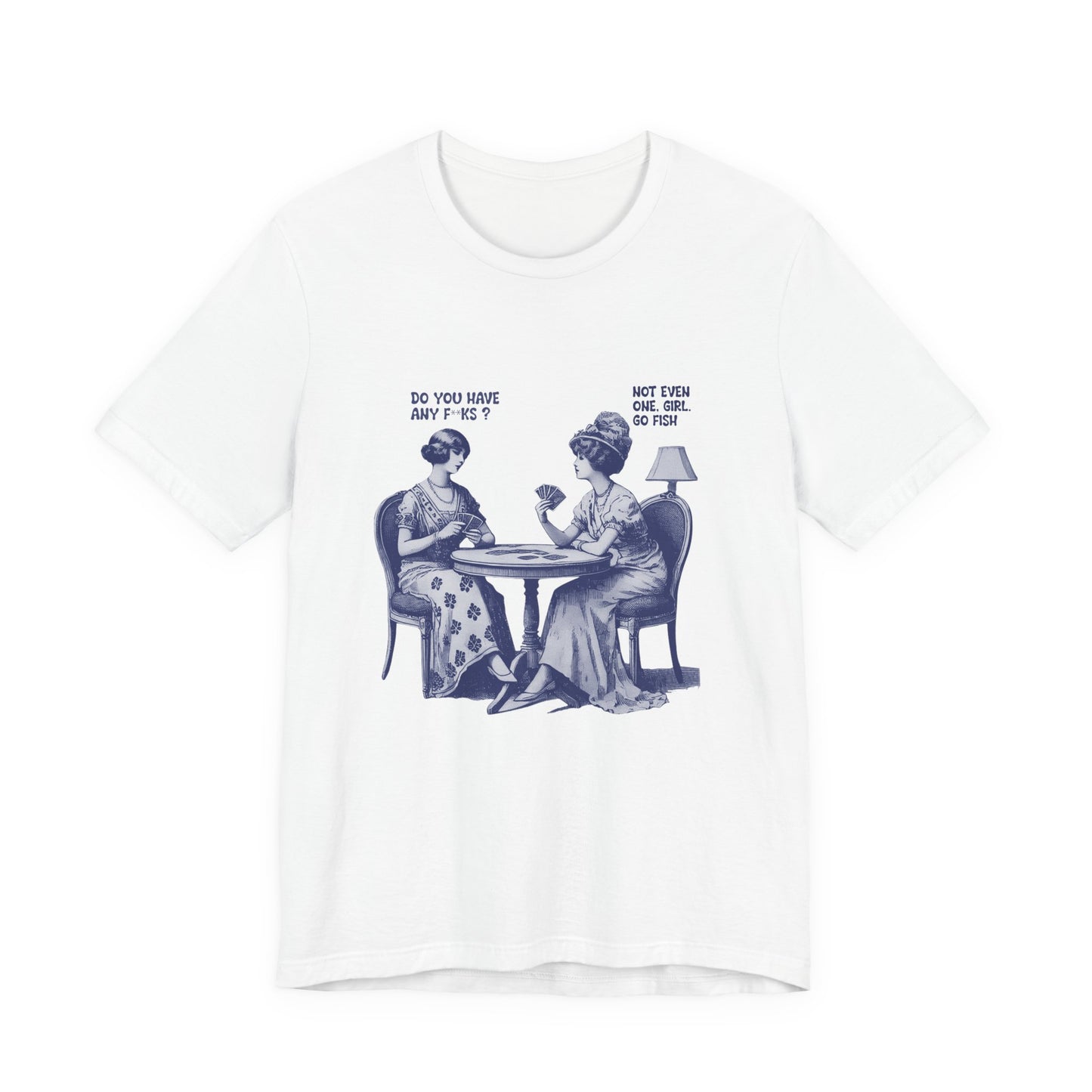 Funny Card Playing Tee, Card Playing Lovers Tee, Vintage Style Top - PopCultureByDesign36