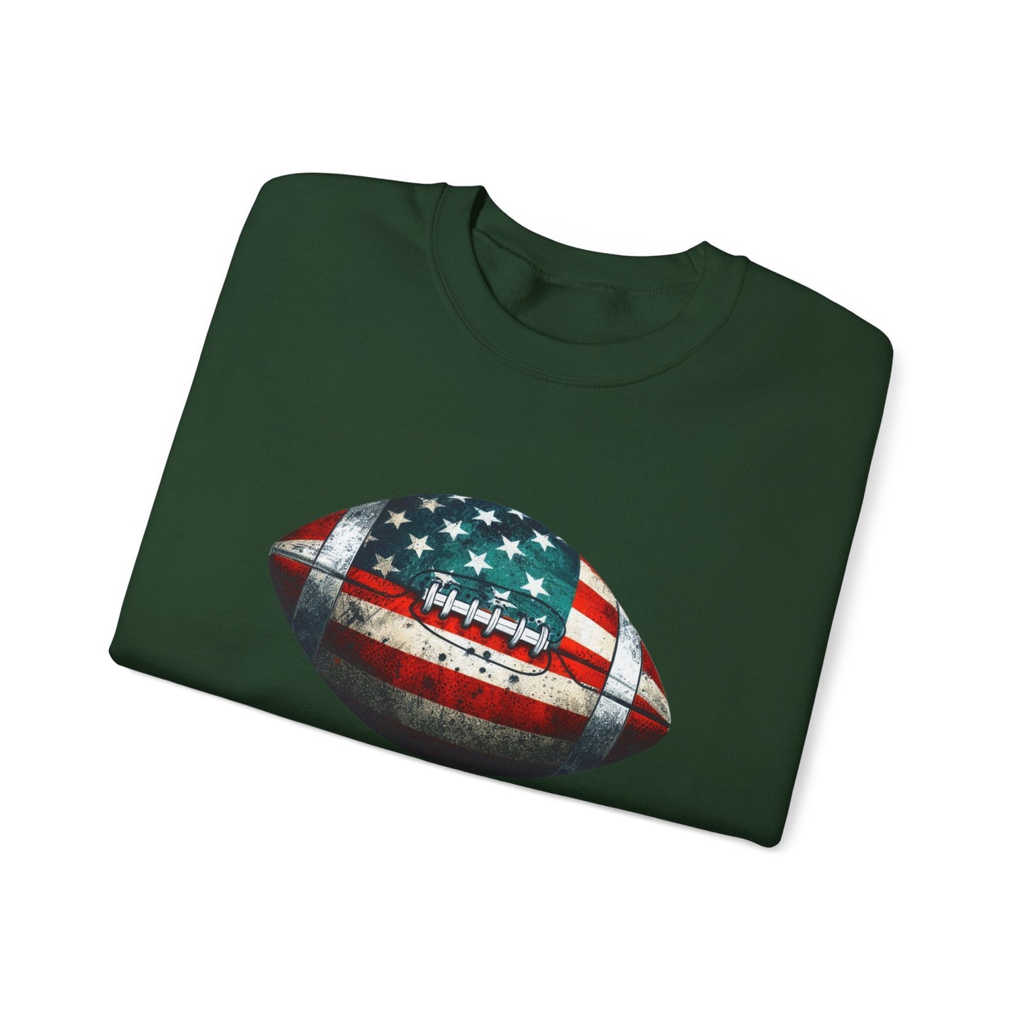 Patriotic Football Sweatshirt, Football Mom, Gameday Sweatshirt - PopCultureByDesign36