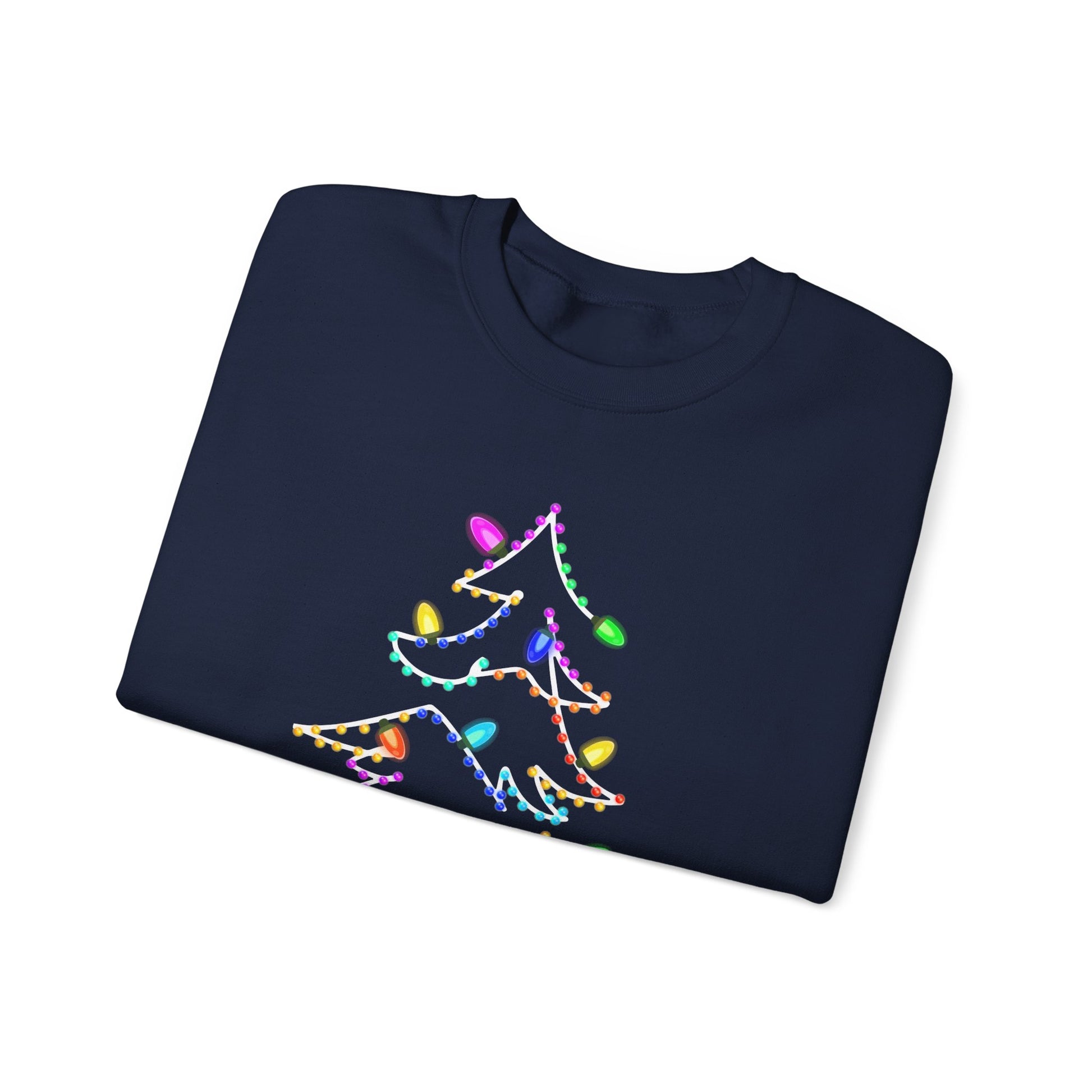 Swirly Christmas Tree with Lights, Neon Tree, Neon Colors Christmas - PopCultureByDesign36