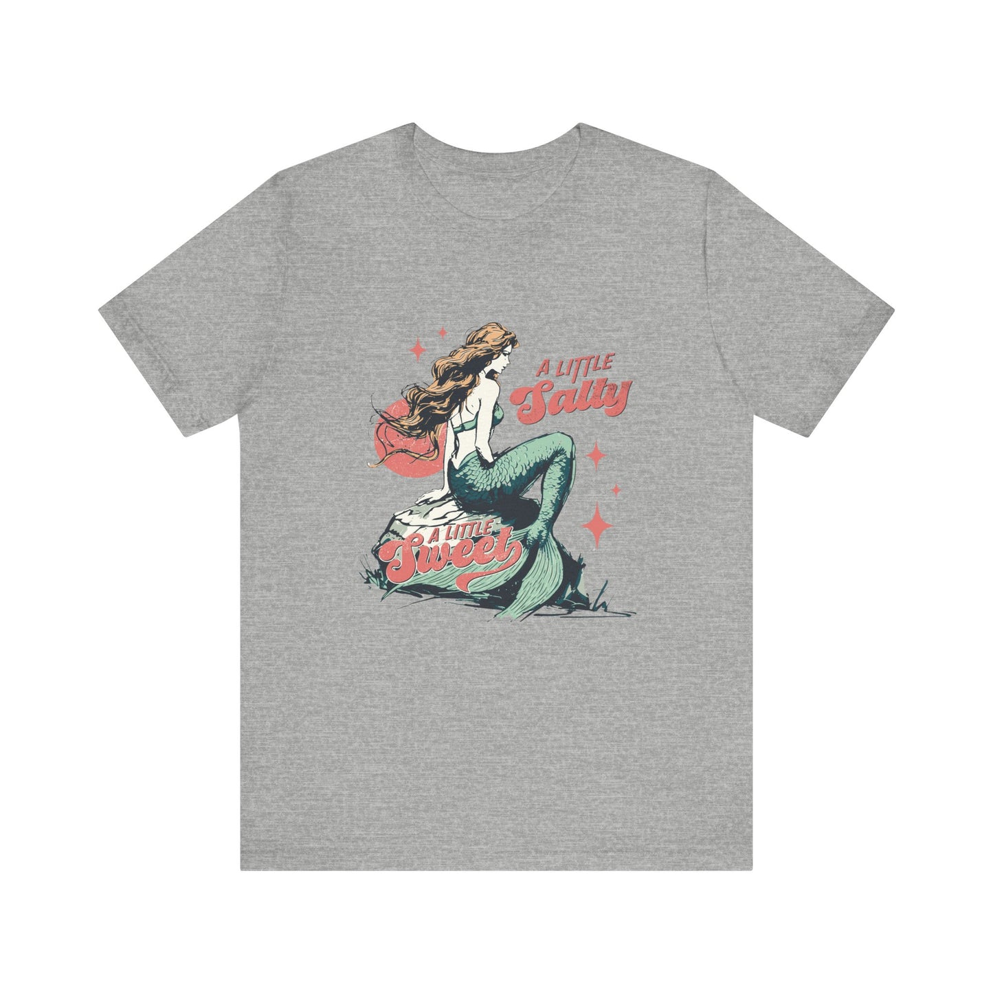Mermaid TShirt, Summer Vibes Mermaid Shirt, Beach Sea Life - PopCultureByDesign36