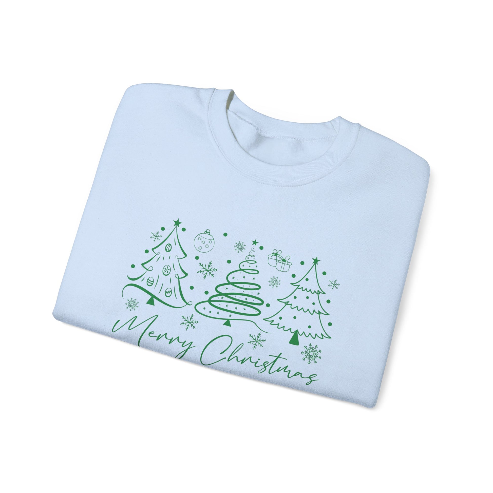Boho Style Merry Christmas Sweatshirt, Cozy Christmas Outfit - PopCultureByDesign36