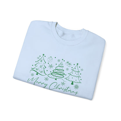 Boho Style Merry Christmas Sweatshirt, Cozy Christmas Outfit - PopCultureByDesign36