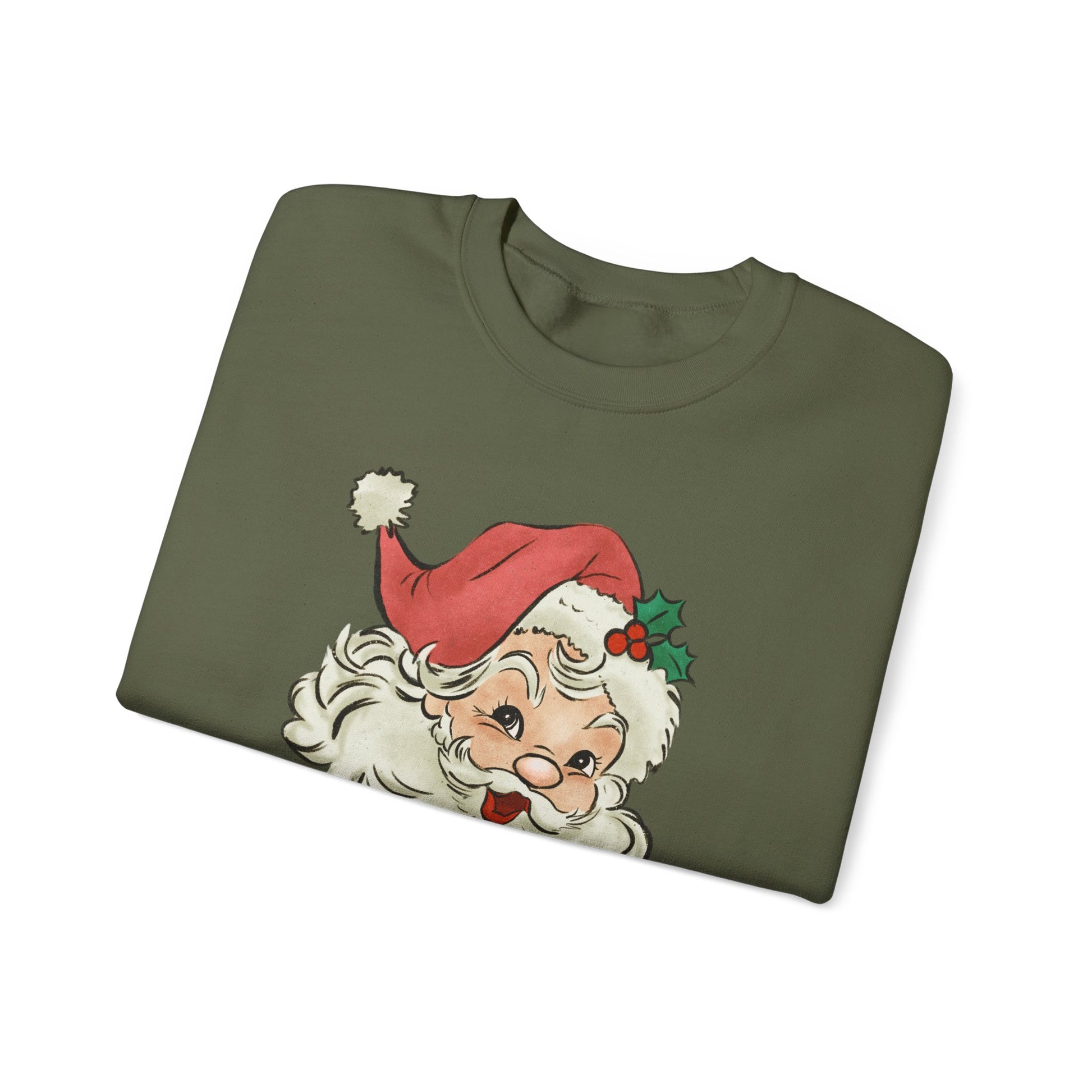 Retro Santa Sweater,Vintage Santa Christmas Sweatshirt,Retro Santa Claus Shirt - PopCultureByDesign36