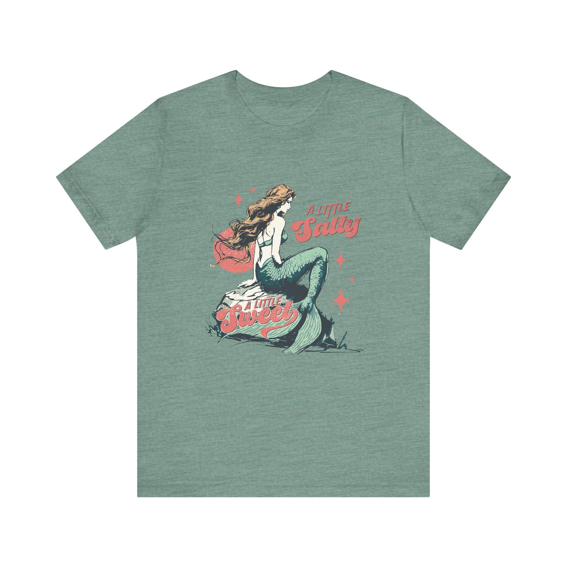 Mermaid TShirt, Summer Vibes Mermaid Shirt, Beach Sea Life - PopCultureByDesign36