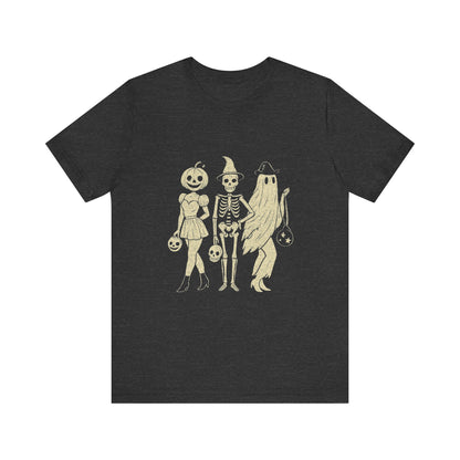 Dancing Skeleton Halloween Shirt, Spooky Season Skeleton Tee, Cute Skeleton Tee - PopCultureByDesign36