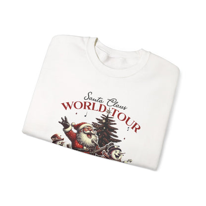 Santa Claus World Tour Christmas Shirt, Santa Claus Shirt, Funny Santa Christmas Shirt - PopCultureByDesign36