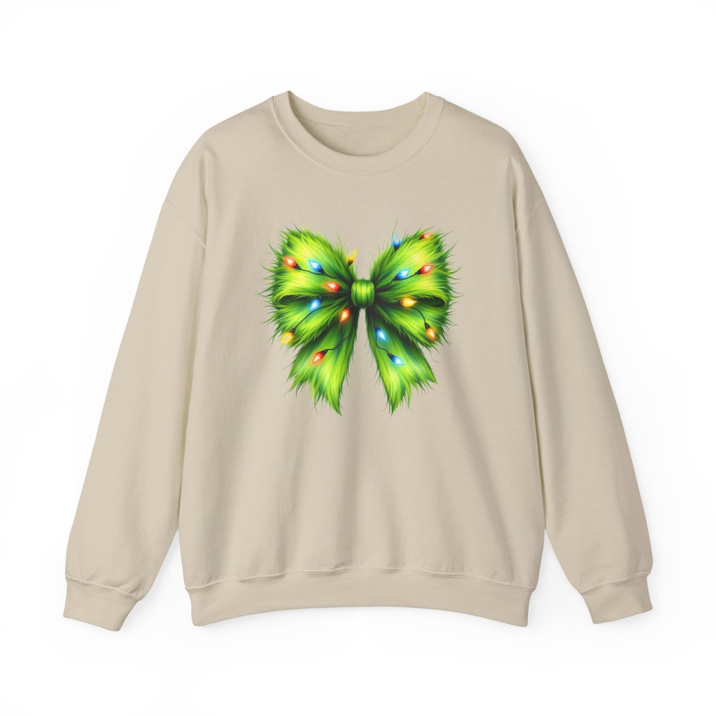 Christmas Bow Sweatshirt, Funny Holiday Sweatshirt, Coquette Christmas Bow - PopCultureByDesign36