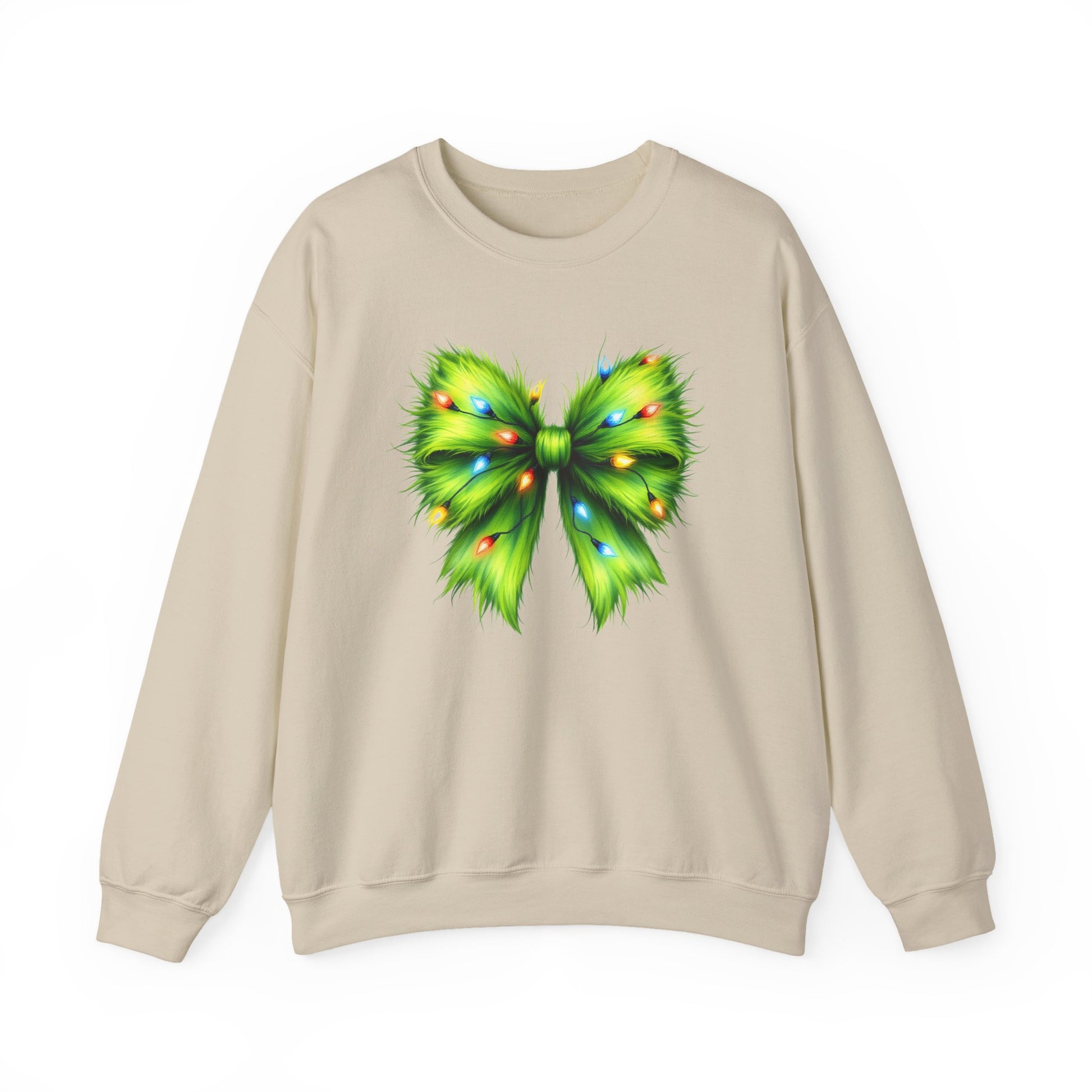 Christmas Bow Sweatshirt, Funny Holiday Sweatshirt, Coquette Christmas Bow - PopCultureByDesign36