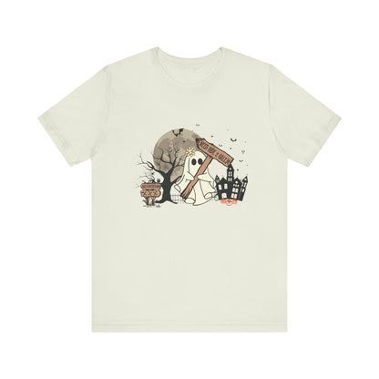 Funny Ghost Needing a Ride, Funny Ghost Shirt, Hitchhiking Ghost Shirt - PopCultureByDesign36