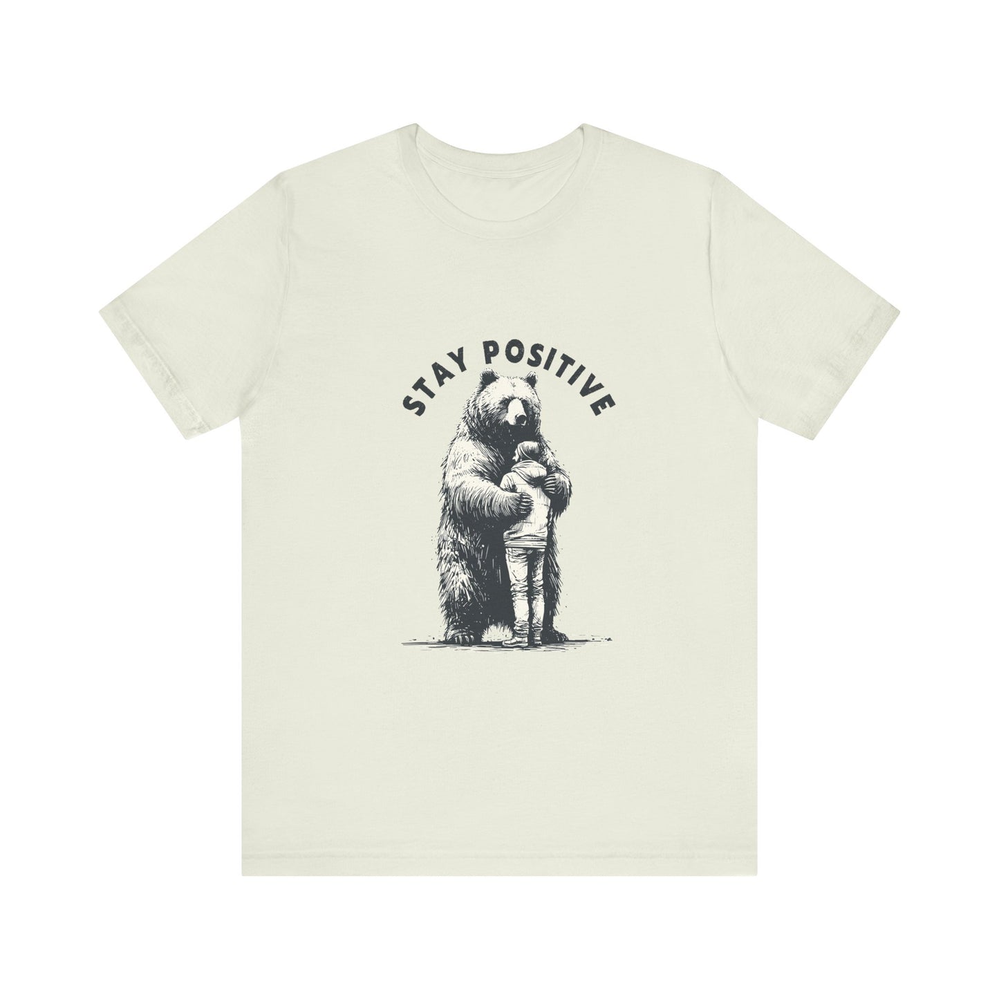 Stay Positive Bear Hug Shirt, Mental Health Shirt, Bear Hug Tee - PopCultureByDesign36