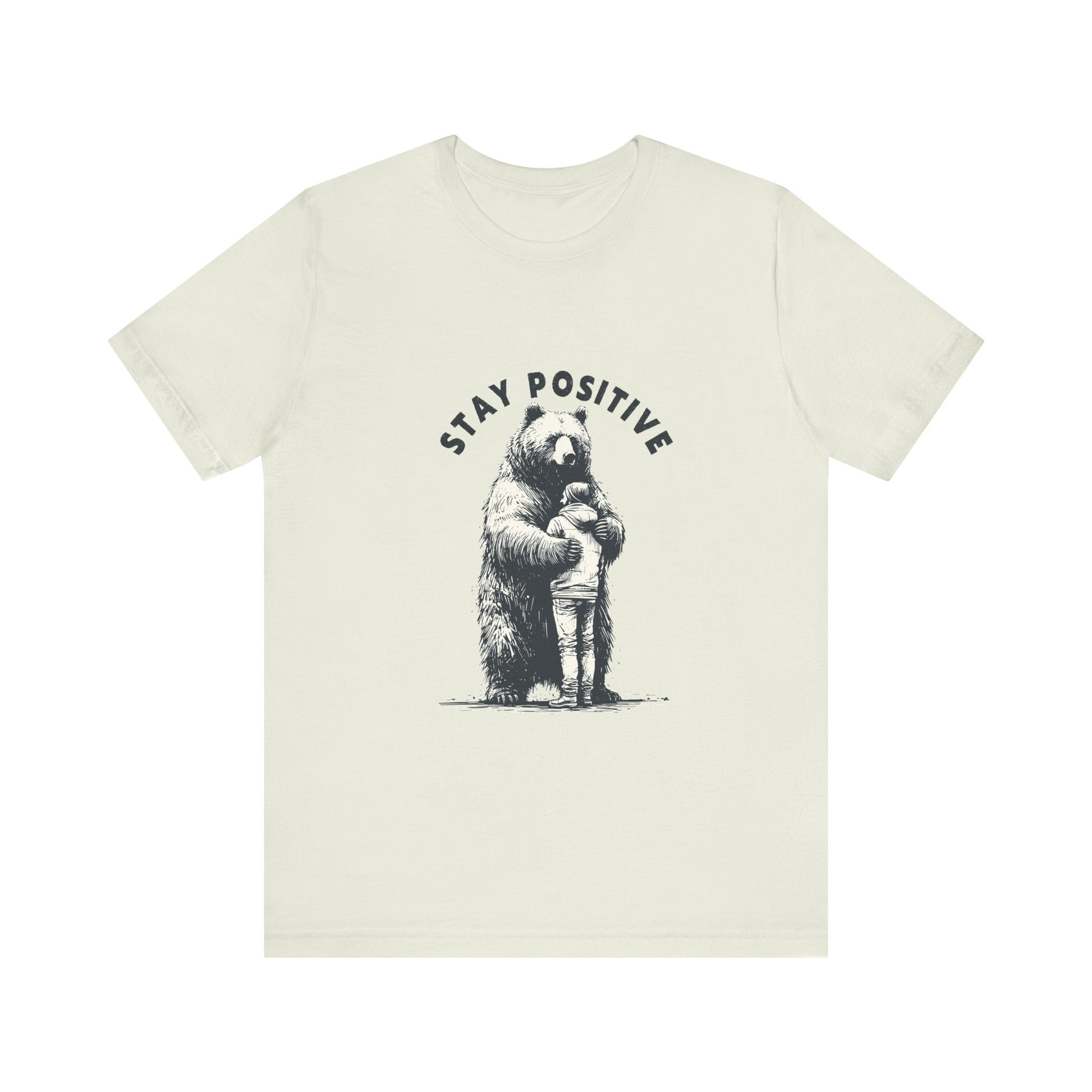 Stay Positive Bear Hug Shirt, Mental Health Shirt, Bear Hug Tee - PopCultureByDesign36