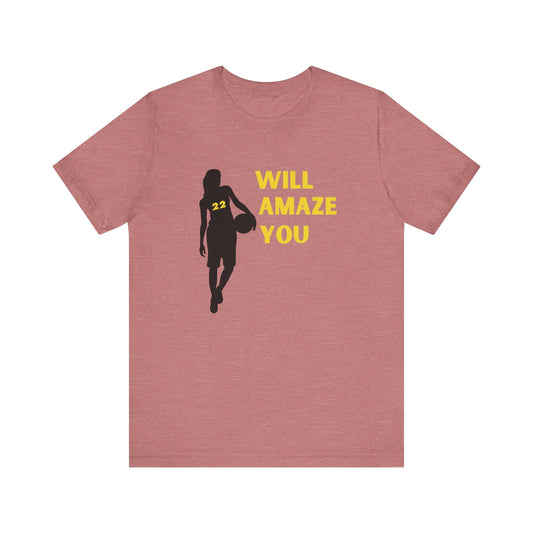 22 Shirt, WNBA Fan Shirt, Basketball Fan Shirt, Womens Sports Shirt - PopCultureByDesign36