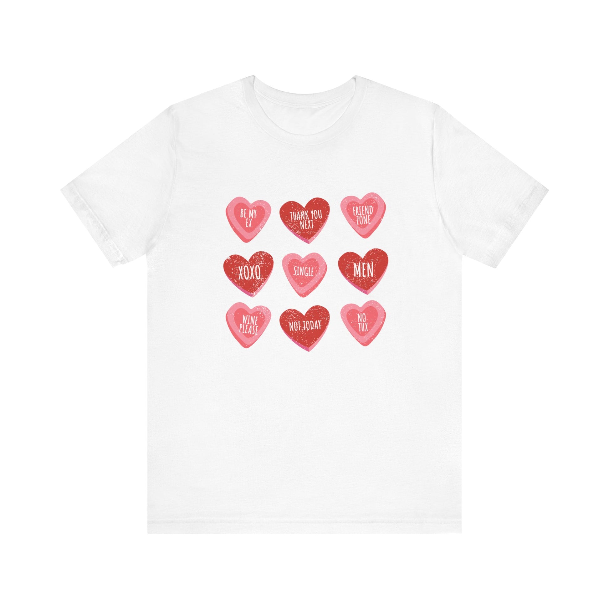 Candy Heart Shirt, Valentine's Day Gift, Conversation Hearts Shirt - PopCultureByDesign36