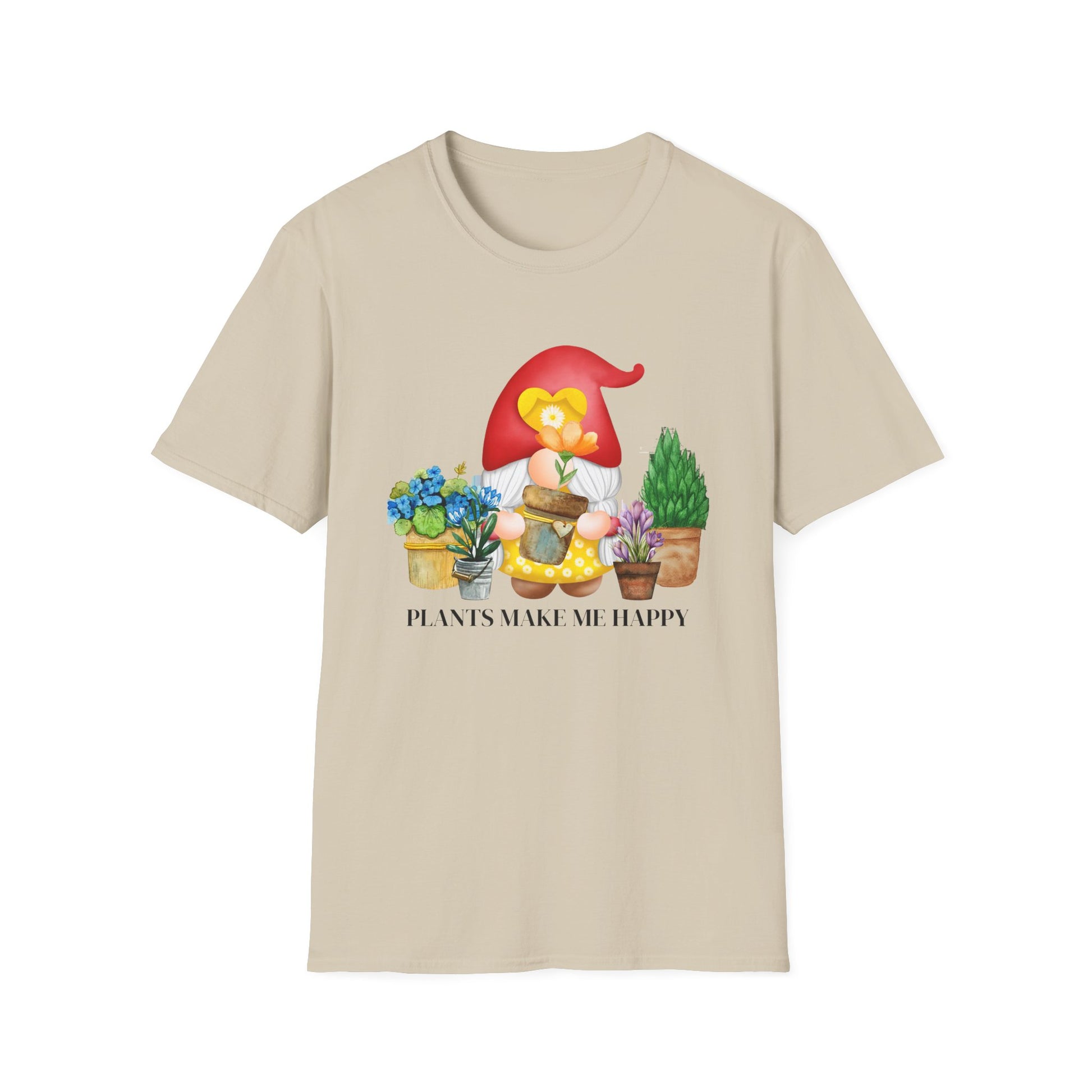 Plants make me happy, Funny Gardening Shirt, Botanic Shirt, Gift for Plant Lover - PopCultureByDesign36