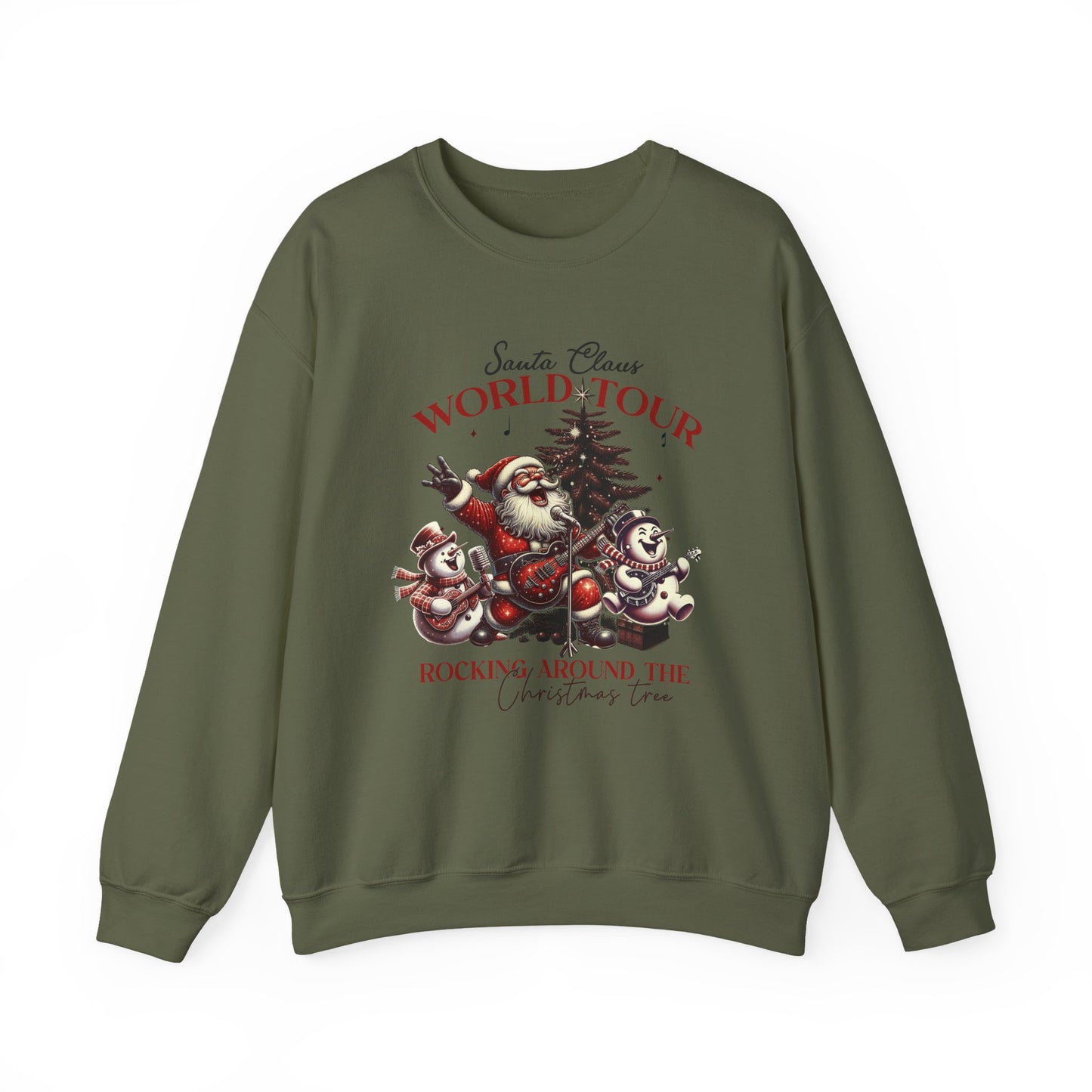 Santa Claus World Tour Christmas Shirt, Santa Claus Shirt, Funny Santa Christmas Shirt - PopCultureByDesign36