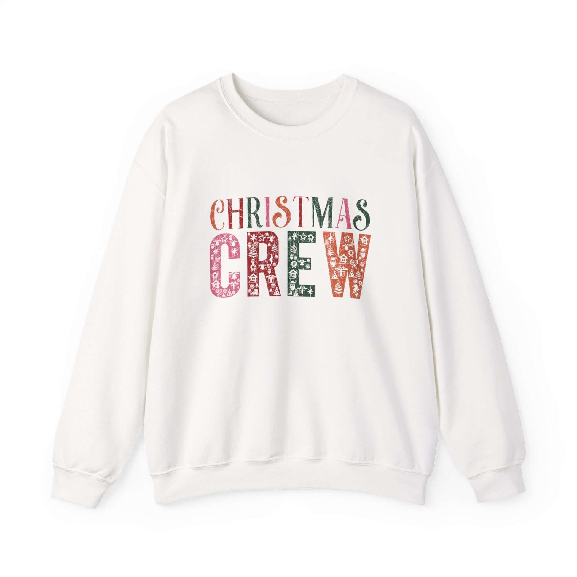Christmas Crew Sweatshirt, Winter Festive Sweater, Xmas Gift Idea - PopCultureByDesign36