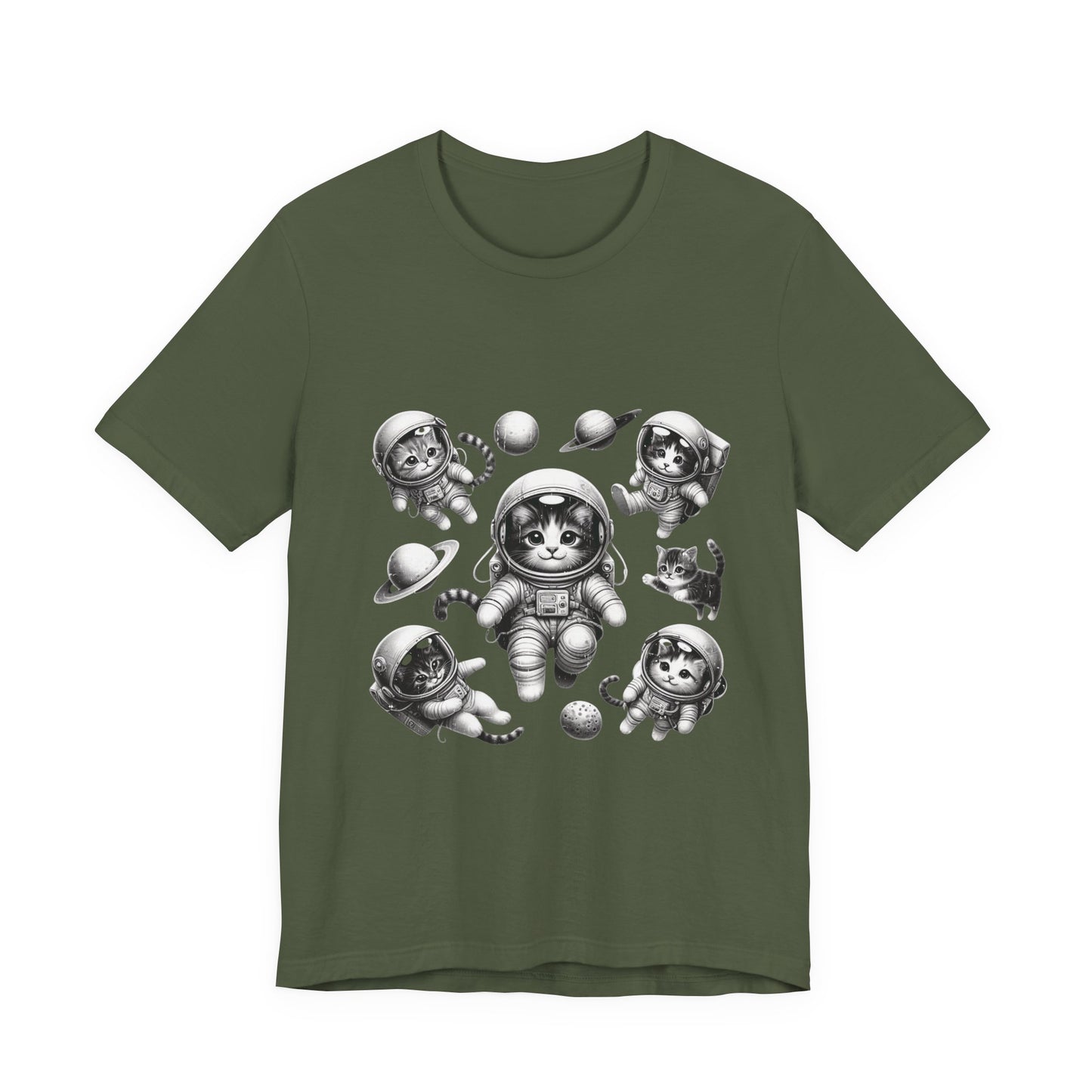 Kittens in Space Shirt, Funny Cat Shirt, Funny Kitten Shirt - PopCultureByDesign36