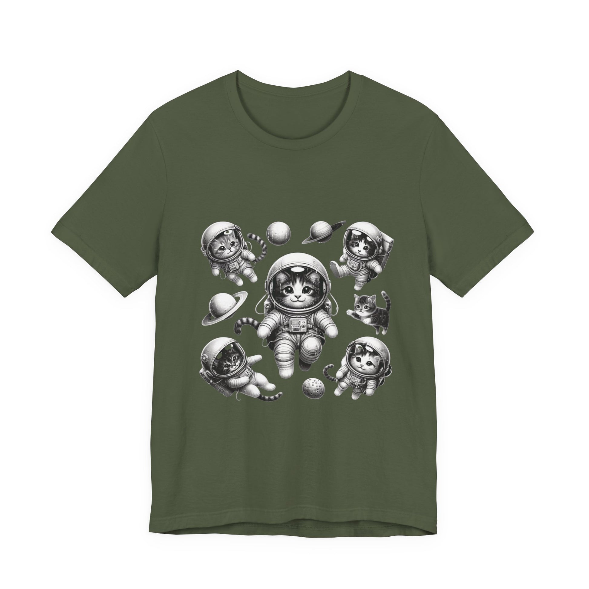 Kittens in Space Shirt, Funny Cat Shirt, Funny Kitten Shirt - PopCultureByDesign36