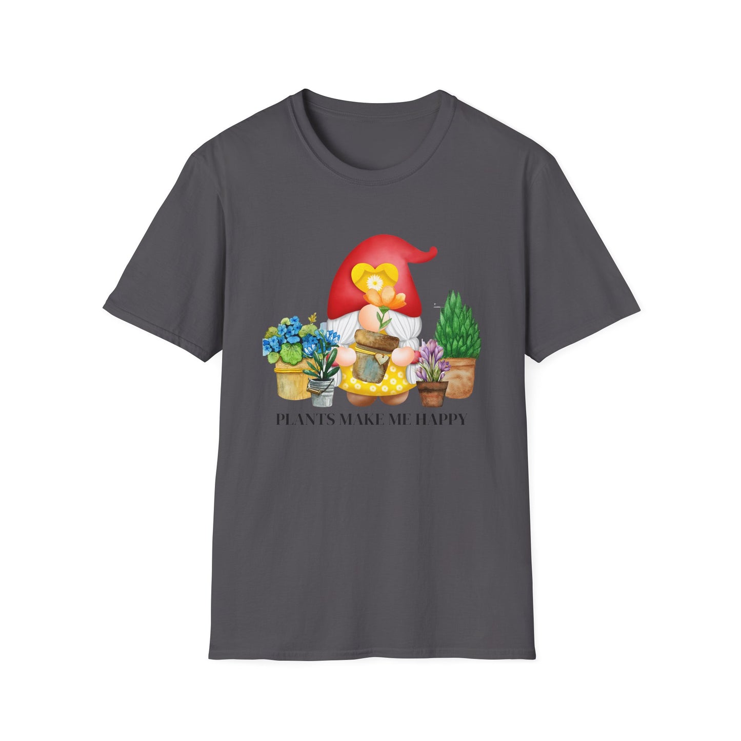Plants make me happy, Funny Gardening Shirt, Botanic Shirt, Gift for Plant Lover - PopCultureByDesign36
