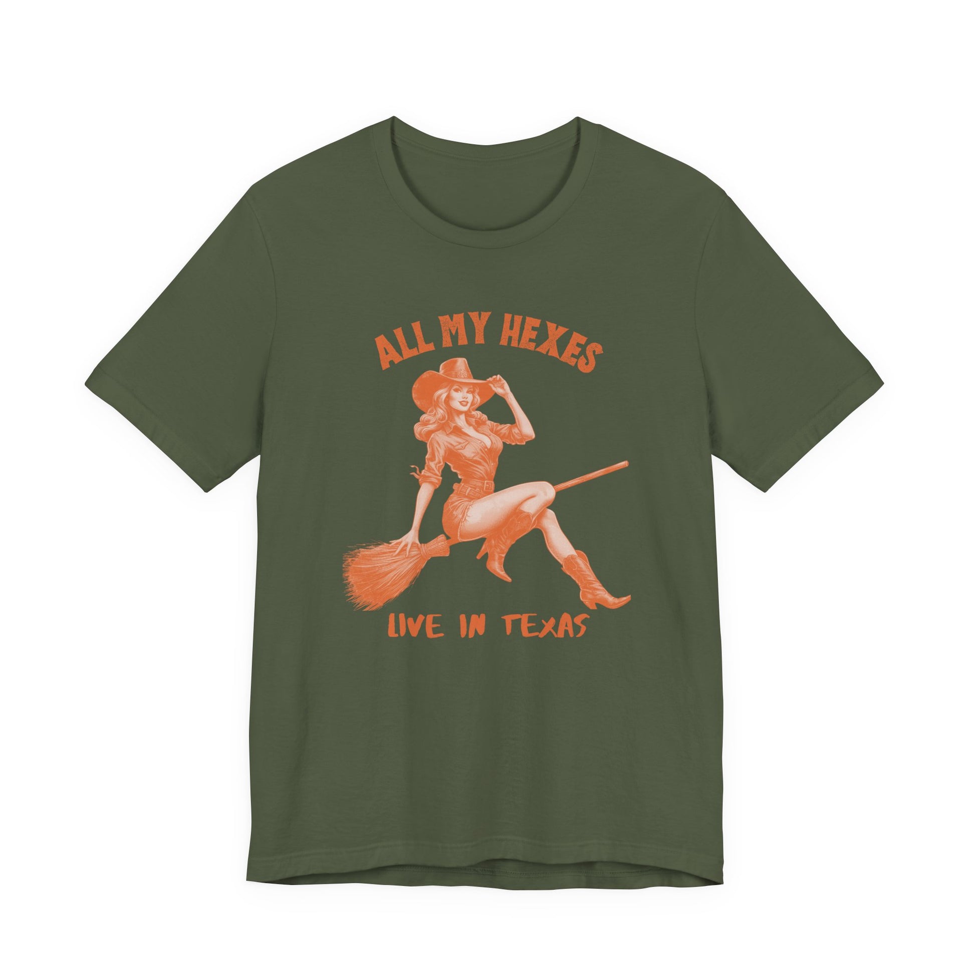 Witch Cowgirl Tee, Vintage Western Halloween T-Shirt, Witchy Vibes - PopCultureByDesign36